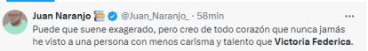 Algunos usuarios critican la falta de carisma de Victoria Federica.