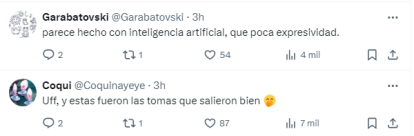 Los hay que se preguntan como serían las tomas falsas del anuncio.