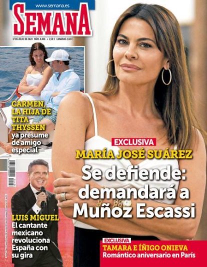 María José Suárez en la portada de Semana.