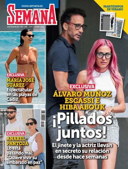 Álvaro Muñoz Escassi e Hiba Abouk protagonizan la portada de Semana.