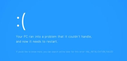Pantalla azul de Windows