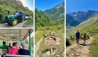 Subida a la Ripiera en el Tren El Sarrio de Panticosa