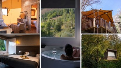 Glamping en Burgos , jacuzzi privado en plena naturaleza