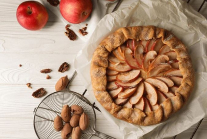 Galette de manzana y canela