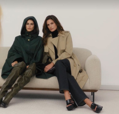 Cindy Crawford y su hija Kaia Gerber para ZARA