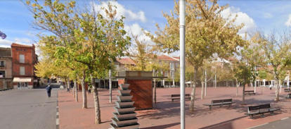 Plaza de la Hispanidad en Medina del Campo