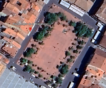 Plaza de la Hispanidad en Medina del Campo