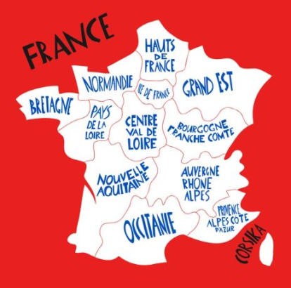 Mapa de Francia