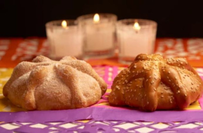 Pan de muerto de México