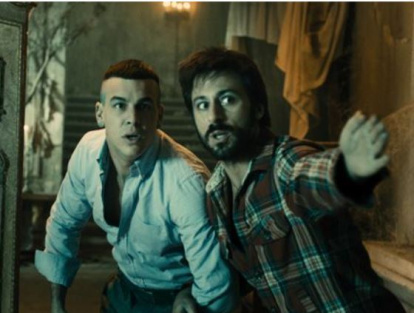 Mario Casas y Hugo Silva en las 'Las brujas de Zugarramurdi'