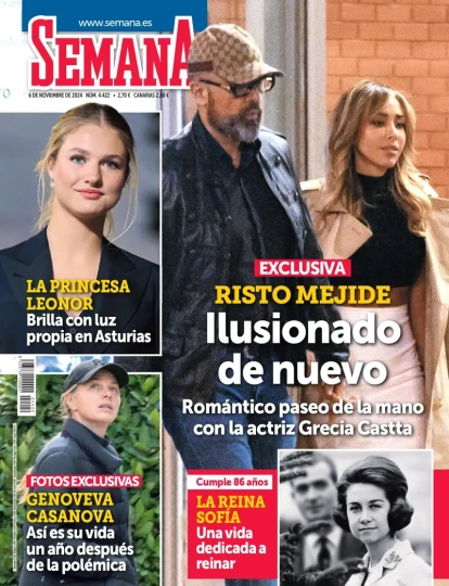 Risto Mejide y Grecia Castta protagonizan la portada de Semana.