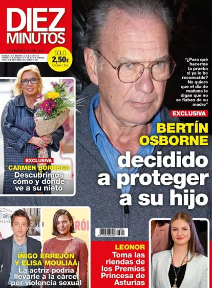 Bertín Osborne a toda portada de la revista 