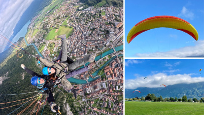 Simon Lei, piloto experto de Alpin Air Paragliding