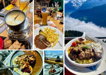 Gastronomía suiza en Interlaken