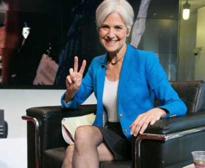 Jill Stein, candidata a la presidencia de EEUU, por el partido verde