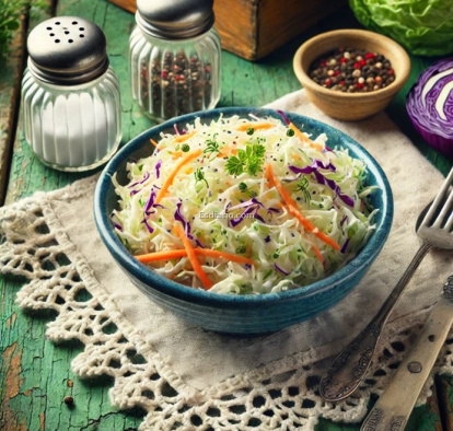 Coleslaw o ensalada de col americana