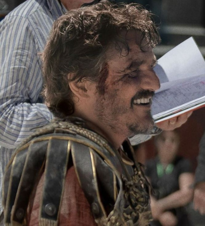 Rodaje de Gladiator 2 - Pedro Pascal