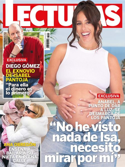 Anabel Pantoja y Diego Gómez en la portada de Lecturas.