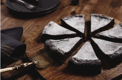 Pastel de chocolate sin harina