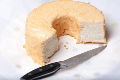 Pastel de ángel (Angel food cake):