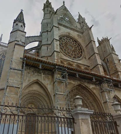 Fachada de la Catedral de León