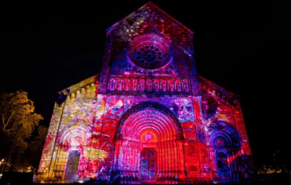 Videomapping en la catedral de Praga