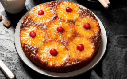 Pastel de piña al revés, un clásico americano