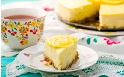 Tarta de queso y limón sin horno