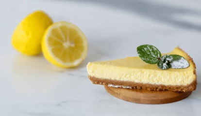 Tarta de queso y limón sin horno