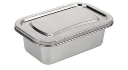 Recipiente metálico tapa