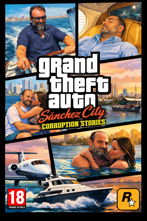 Imagen reproducida por IA del juego GTA con Koldo y Ábalos