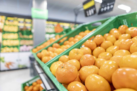 Naranjas y mandarinas en Mercadona