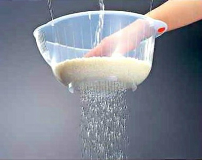 Hidratar el arroz
