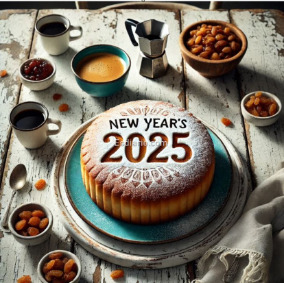 Vaselopita, bizcocho griego