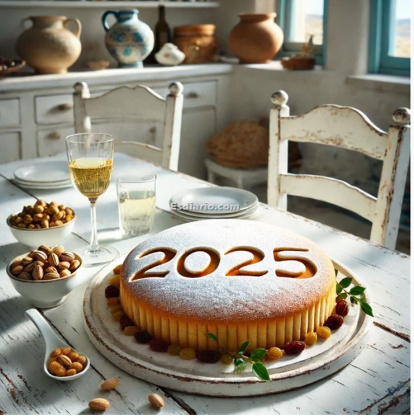 Vaselopita, bizcocho griego