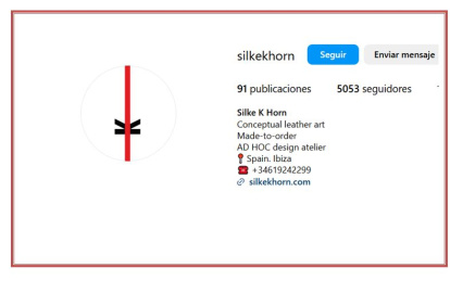 Instagra de la marca de Silke