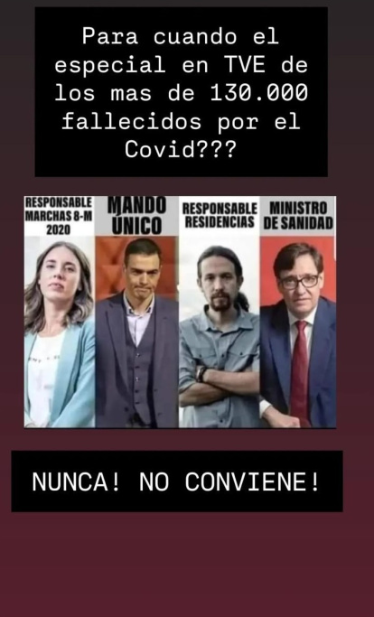 Imagen de la campaña contra RTVE en redes.