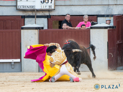 Ismael Martín recibió así a sus dos toros
