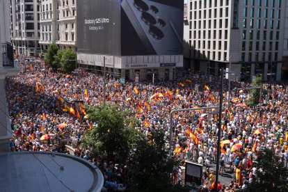 La Gran Vía, colapsada