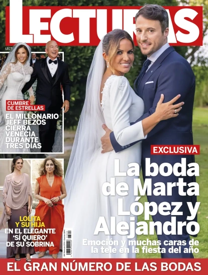 Finalmente la exclusiva de la boda de Marta López llegó a los quioscos un poco antes de lo habitual.