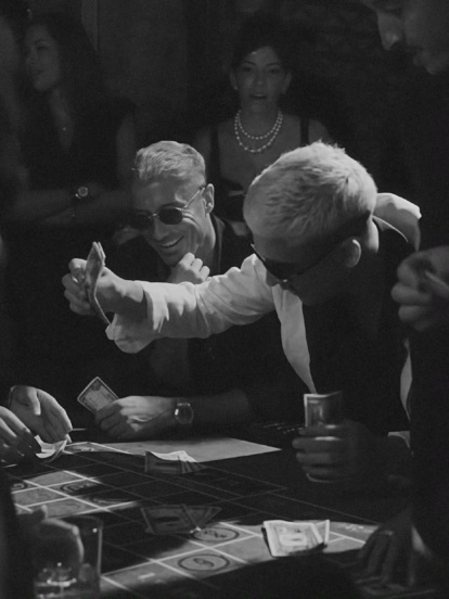 Gavi y Lewandowski, en la fiesta de Lamine Yamal