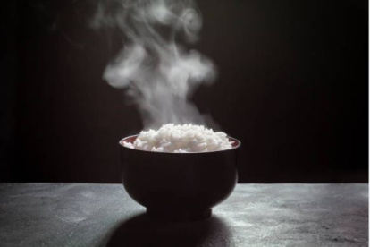 Arroz al vapor