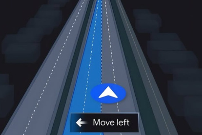 Live Lane Guidance - Google Maps