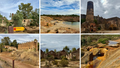 Paisajes mineros y tonos ocres: São Domingos guarda historias que el tiempo no quiso borrar.