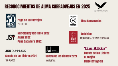 Un año lleno de reconocimientos para Alma de Carraovejas