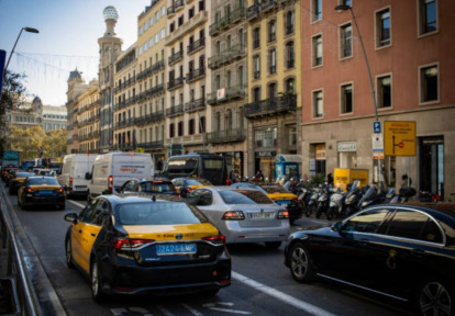 Tráfico en Barcelona