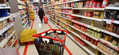 Carro de la compra en un supermercado.
EUROPA PRESS
14/11/2025