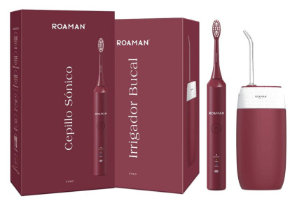 El dúo Roaman: limpieza profunda y diseño elegante para una sonrisa perfecta.