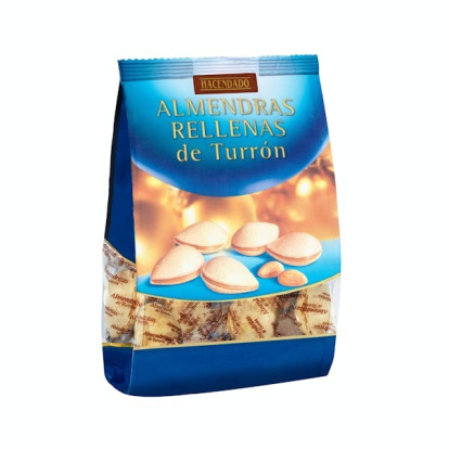 Las almendras rellenas de turrón Hacendado, una alternativa más barata al turrón tradicional que gana protagonismo esta Navidad.