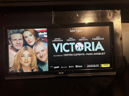 El cartel de la obra, en el Teatro Fígaro